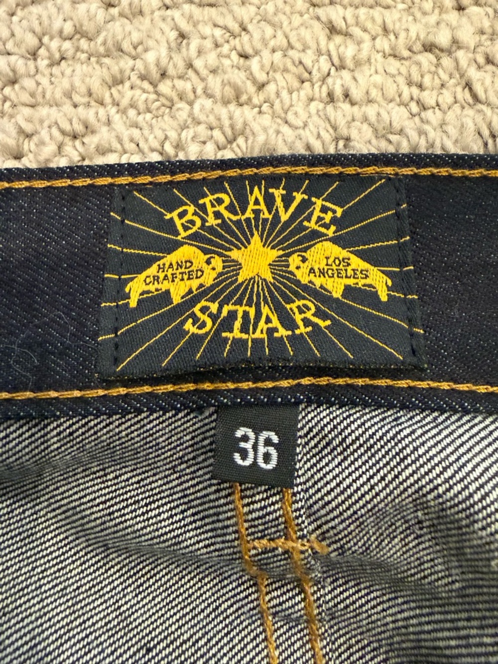 Brave Star “Blue Blood” Selvage Jeans - Picture 2 of 7